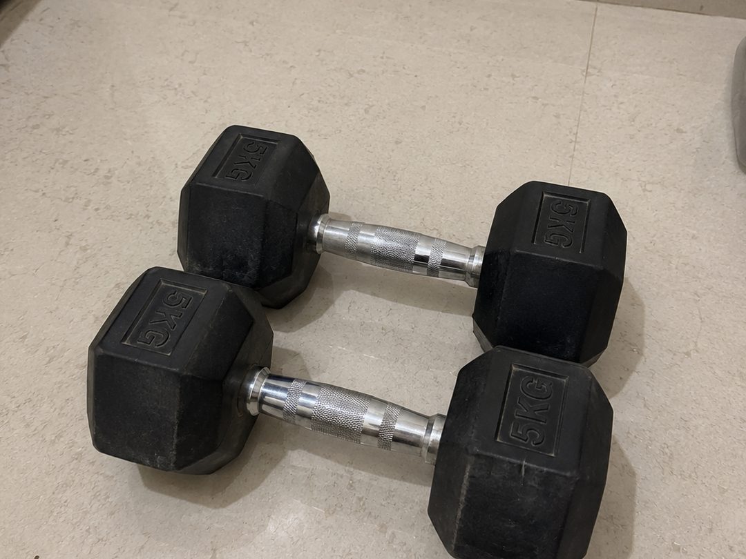 Dumbbells 5 kg pair