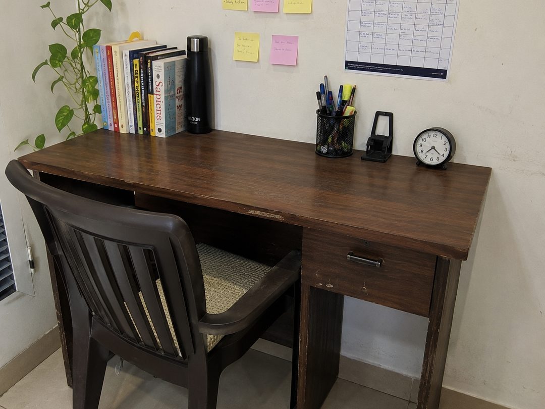 Study table with chair