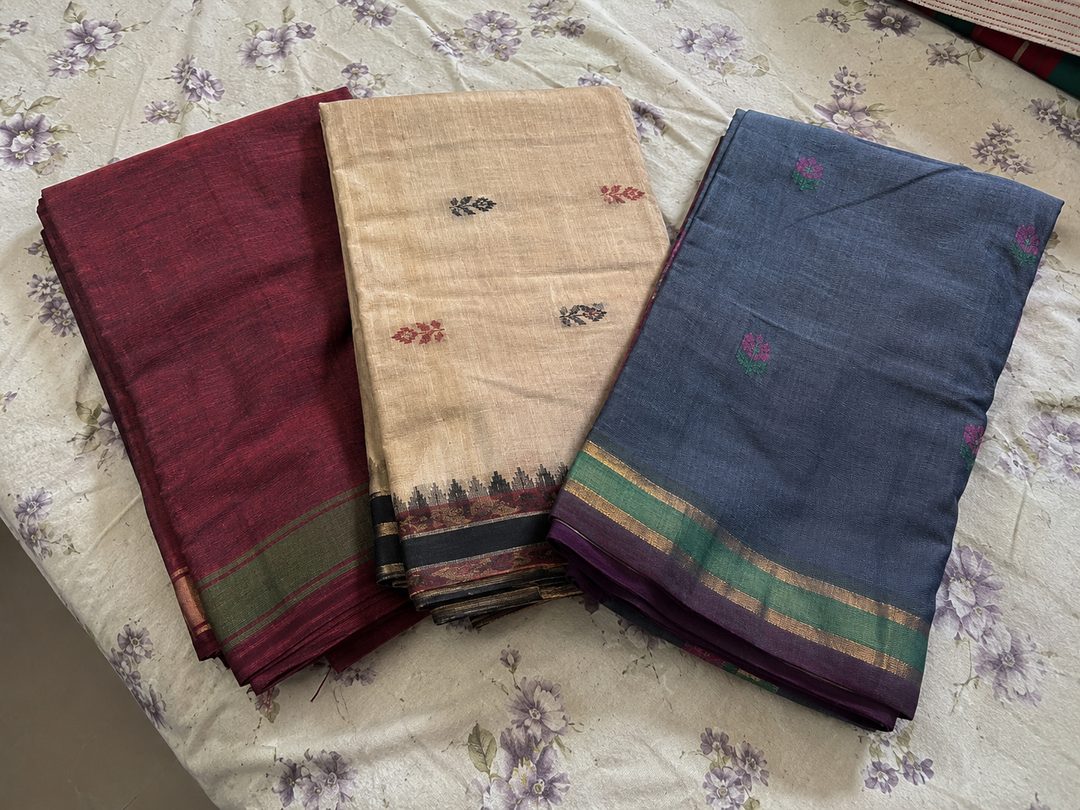 Handloom cotton sarees (3)