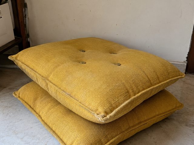 Floor cushions, set of 2